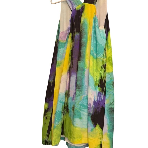 Lucy & Laurel Green and Blue Dress - Picture 2 of 5